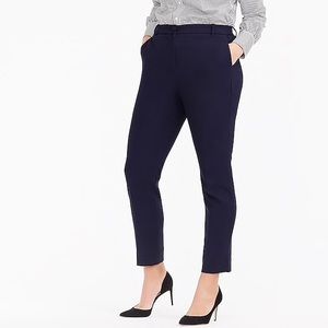 NWT J. Crew Hi Rise Cameron Pant in Navy